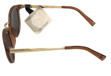 Load image into Gallery viewer, Lucky Brand Mens Brown Plastic Soft Square Sunglass, Brown Lens. D942