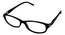Load image into Gallery viewer, Jones New York Mens Plastic Soft Rectangle Eyewear Frame, J737 Black 54mm Jones New York