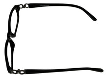 Load image into Gallery viewer, Jones New York Mens Plastic Soft Rectangle Eyewear Frame, J737 Black 54mm Jones New York
