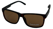 Load image into Gallery viewer, Timberland Dark Havana Mens Plastic Rectangle Sunglass, Brown Lens TB7254. 52E