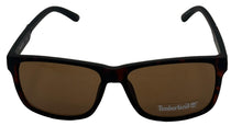 Load image into Gallery viewer, Timberland Dark Havana Mens Plastic Rectangle Sunglass, Brown Lens TB7254. 52E