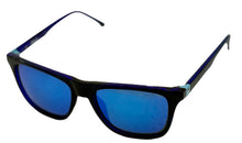 Load image into Gallery viewer, Fila Big Kids Deep Blue Soft Square Plastic Sunglass, Blue Mirror SF1155 48mm