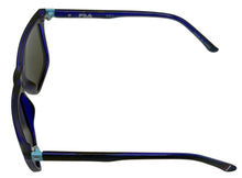 Load image into Gallery viewer, Fila Big Kids Deep Blue Soft Square Plastic Sunglass, Blue Mirror SF1155 48mm