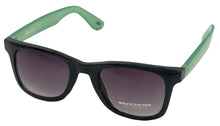 Load image into Gallery viewer, Skechers Mens Sunglass Black / Green Square, Smoke Lens Plastic, SE8028. 1B
