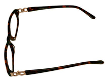 Load image into Gallery viewer, Jones New York Mens Plastic Soft Rectangle Eyewear Frame, J737 Tortoise 54mm
