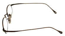 Load image into Gallery viewer, Perry Ellis Mens Rimless Rectangle Metal Eyewear Frame 163 Vintage Brown 48mm