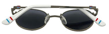 Load image into Gallery viewer, Fila Big Kids Gunmetal Soft Round Metal Sunglass SF1290. 44mm