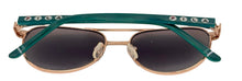 Load image into Gallery viewer, Share Fila Big Kids Gold Metal Aviator Sunglass, Blue Mirror Lens SF1157 50mm