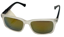 Load image into Gallery viewer, Converse Mens Black Crystal Plastic Rectangle Sunglass, Mirror Flash H062