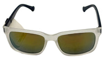 Load image into Gallery viewer, Converse Mens Black Crystal Plastic Rectangle Sunglass, Mirror Flash H062