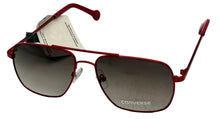 Load image into Gallery viewer, Converse Men Sunglass Red Rectangle Aviator Fashion Metal Gradient Lens H08