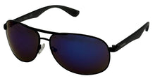 Load image into Gallery viewer, Timberland Matte Black Mens Plastic Square Aviator Sunglass TB7151. 2X