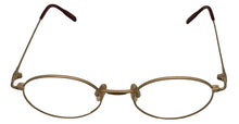 Load image into Gallery viewer, Bob Mackie Mens Gold Mist Oval Metal Eyewear Frame. BM 776 . 47mm