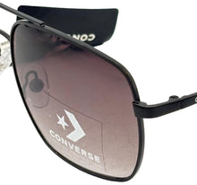 Load image into Gallery viewer, Converse Men Sunglass Black Rectangle Aviator Fashion Metal Gradient Lens H08