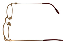 Load image into Gallery viewer, Bob Mackie Mens Gold Mist Oval Metal Eyewear Frame. BM 776 . 47mm