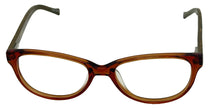 Load image into Gallery viewer, Share Lucky Brand Big Kids Eyeglass Brown Soft Rectangle Plastic D701 46mm
