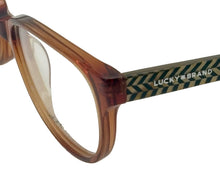 Load image into Gallery viewer, Share Lucky Brand Big Kids Eyeglass Brown Soft Rectangle Plastic D701 46mm