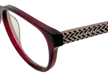 Load image into Gallery viewer, Share Lucky Brand Big Kids Eyeglass Burgundy Soft Rectangle Plastic D701 46mm