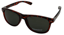 Load image into Gallery viewer, Timberland Men Sunglass Dark Havana Plastic Square, Green Lens TB7154 52N