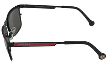 Load image into Gallery viewer, Converse Black Mens Metal Sunglass Rectangle , Smoke Lens H077