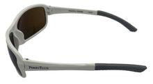 Load image into Gallery viewer, Perry Ellis Mens Sunglass White Plastic Sport Wrap, Light Flash Lens PE10 4