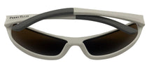 Load image into Gallery viewer, Perry Ellis Mens Sunglass White Plastic Sport Wrap, Light Flash Lens PE10 4
