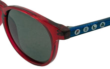 Load image into Gallery viewer, Fila Big Kids Red Soft Square Plastic Sunglass SF1156 45mm