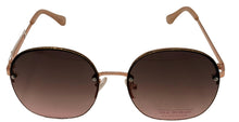 Load image into Gallery viewer, Isaac Mizrahi Womens Rose Gold Round Rimless Sunglass IM31265 RG