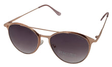 Load image into Gallery viewer, Kenneth Cole Reaction Mens Rose Gold Sunglass Round Metal Flash Lens KC1353. 28Y