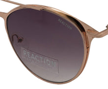 Load image into Gallery viewer, Kenneth Cole Reaction Mens Rose Gold Sunglass Round Metal Flash Lens KC1353. 28Y