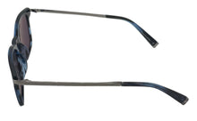 Load image into Gallery viewer, John Varvatos Mens Blue Horn Plastic Rectangle Sunglass, V539. 55mm