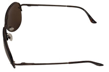 Load image into Gallery viewer, Timberland Men Shiny Brown Rimless Sunglass Metal Aviator Brown Lens TB7174 49E
