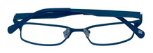 Load image into Gallery viewer, Lucky Brand Big Kids Ophthalmic Eyeglass Rectangle Blue Metal D808 47mm