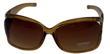 Load image into Gallery viewer, Esprit Sunglass Light Brown Plastic Rectangle Rimless, Brown Gradient 19284 535