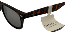 Load image into Gallery viewer, Perry Ellis Sunglass Matte Brown Plastic Rectangle, Flash Lens. PE93 1