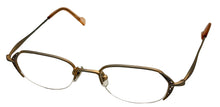 Load image into Gallery viewer, KA BU KI Mens Ophthalmic Eyeglass Frame Gold Rainbow 47mm. 11 2