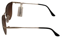 Load image into Gallery viewer, Esprit Womens Gold Metal Black Cateye Sunglass ET39065. 584 Esprit