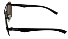 Load image into Gallery viewer, Kenneth Cole Reaction Black Mens Metal Sunglass Aviator, Brown Lens KC1431. 1E