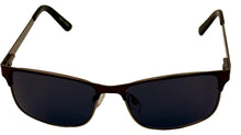 Load image into Gallery viewer, Perry Ellis Mens Sunglass Light Brown Metal Rectangle, Solid Brown Lens PE64 1