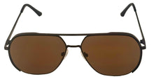 Load image into Gallery viewer, Guess Sunglass Mens Matte Black Aviator, Brown Lens GO00064 2E