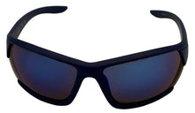 Load image into Gallery viewer, Timberland Sunglass Mens Matte Blue Plastic Rectangle Wrap Smoke Len TB7278 91A