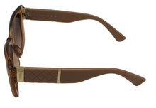 Load image into Gallery viewer, Guess Sunglass Womens Crystal Brown Soft Square Plastic Gradient Lens GO0051 45F