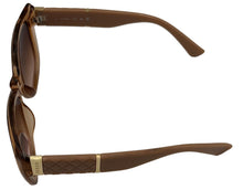 Load image into Gallery viewer, Guess Sunglass Womens Crystal Brown Soft Square Plastic Gradient Lens GO0051 45F