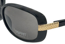 Load image into Gallery viewer, Esprit Sunglass Black Plastic Fashion Rectangle, Gradient Lens ET19261 538