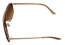 Load image into Gallery viewer, Guess Mens Rose Gold Shield Sunglasses, Pink Gradient Lens. GO00039. 28F