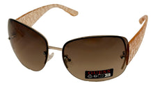 Load image into Gallery viewer, Guess Mens Rectangle Rimless Sunglasses, Brown Gradient Lens. GO00034. 32E