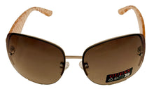 Load image into Gallery viewer, Guess Mens Rectangle Rimless Sunglasses, Brown Gradient Lens. GO00034. 32E