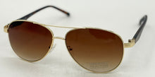 Load image into Gallery viewer, Kenneth Cole Reaction Sunglass Gold Metal Rimless Aviator KC1280. 32F