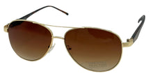 Load image into Gallery viewer, Kenneth Cole Reaction Sunglass Gold Metal Rimless Aviator KC1280. 32F