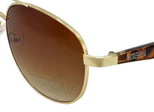 Load image into Gallery viewer, Kenneth Cole Reaction Sunglass Gold Metal Rimless Aviator KC1280. 32F